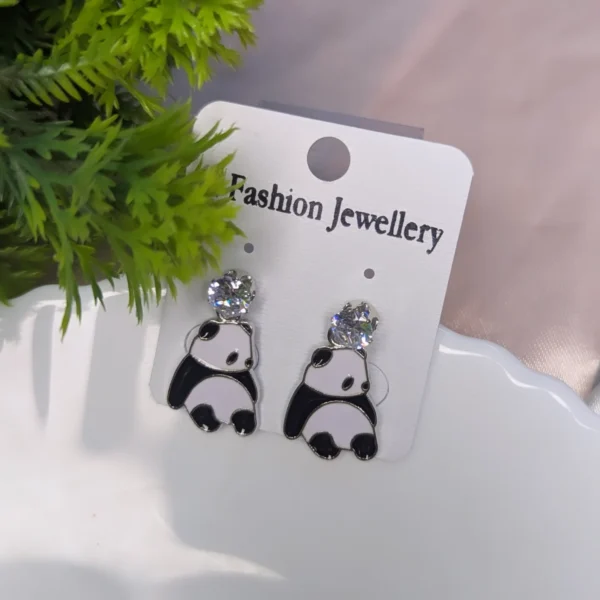 Panda Earring