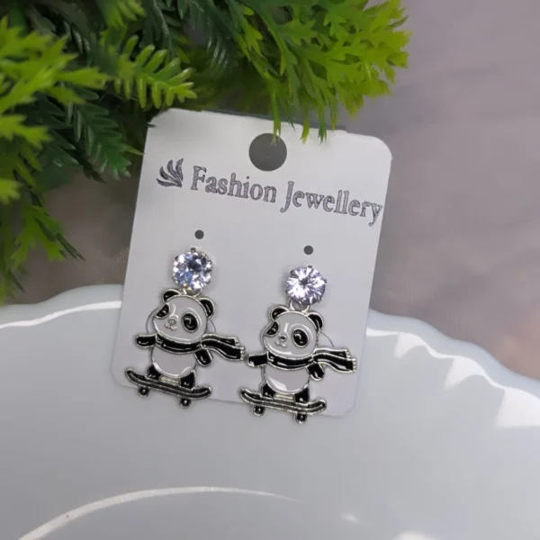 Panda Earring