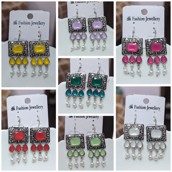 Oxidised earrings