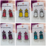 Oxidised earrings