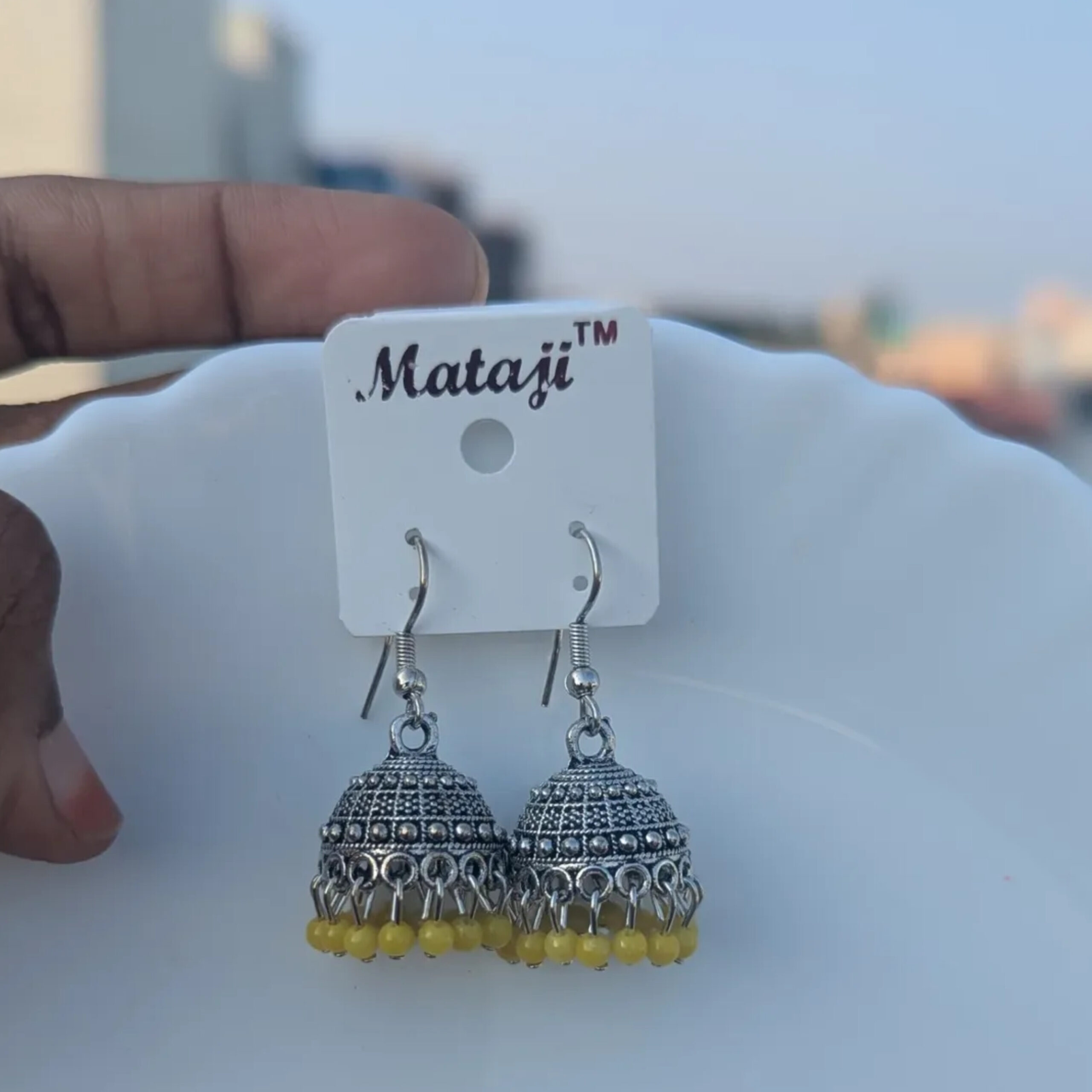 Oxidized Jhumka