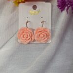 Rose Leverback Earrings