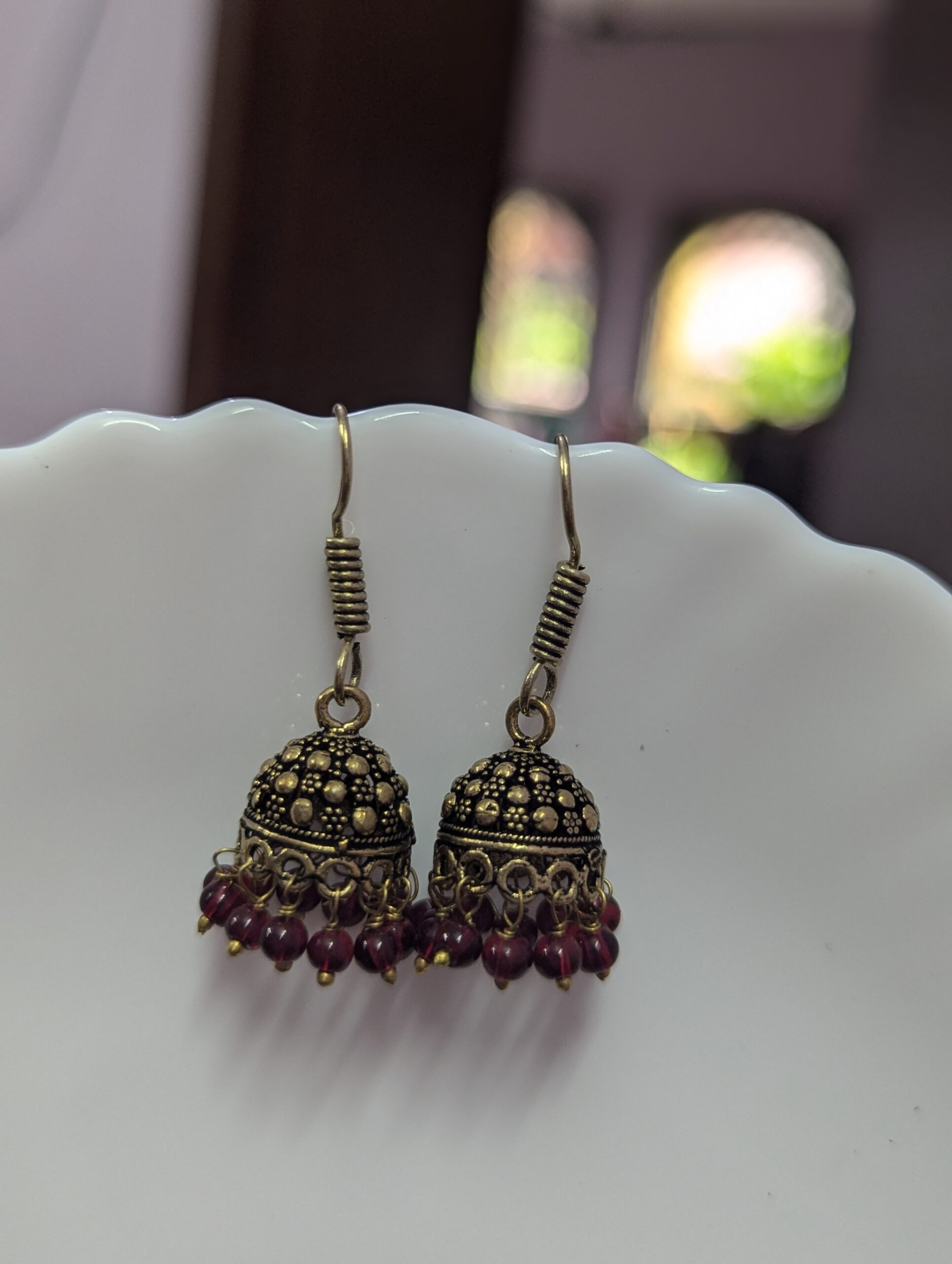 Mehandi Gold Jhumka