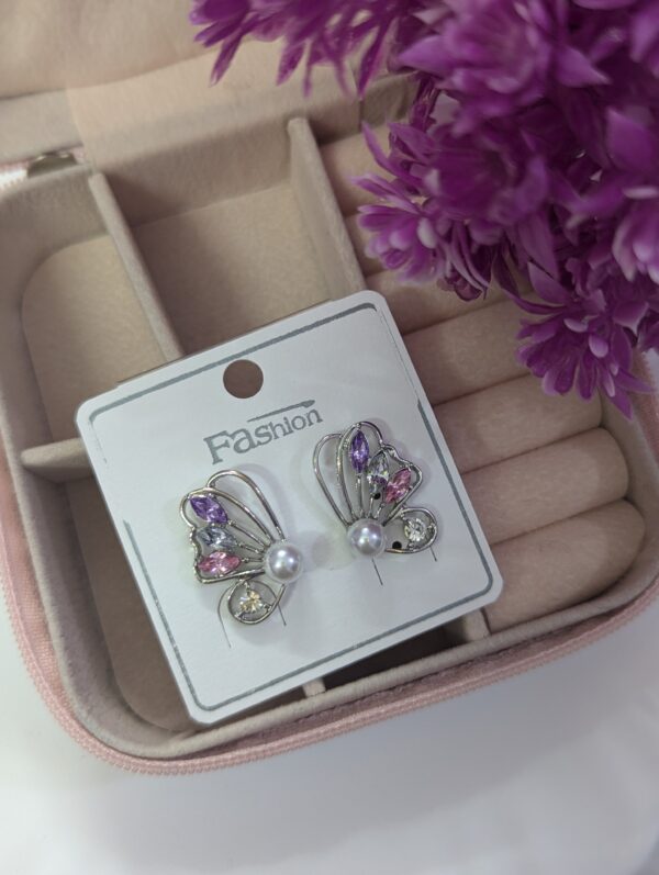 Butterfly korean studs _ Silver