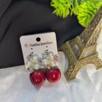 Cherry party wear studs