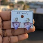 Crystal Drops Party Wear Earrings