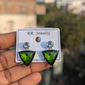 Crystal Drops Party Wear Earrings