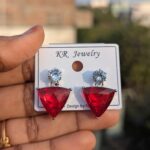 Crystal Drops Party Wear Earrings