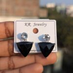 Crystal Drops Party Wear Earrings