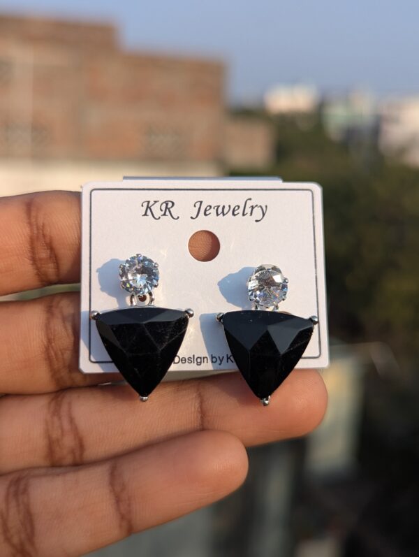 Crystal Drops Party Wear Earrings