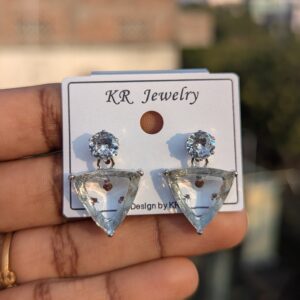 Crystal Drops Party Wear Earrings