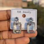 Crystal Drops Party Wear Earrings