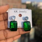 Crystal Drops Party Wear Earrings