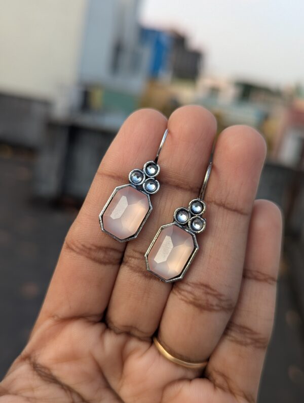 Oxidized Hook Earrings