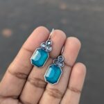 Oxidized Hook Earrings