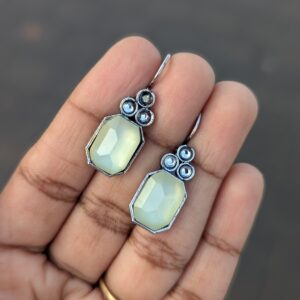 Oxidized Hook Earrings