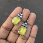 Oxidized Hook Earrings