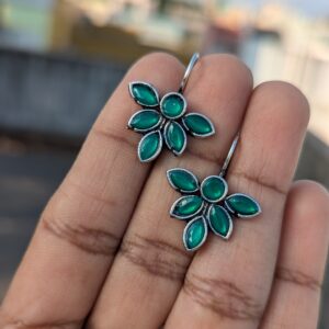 Oxidized Hook Earring