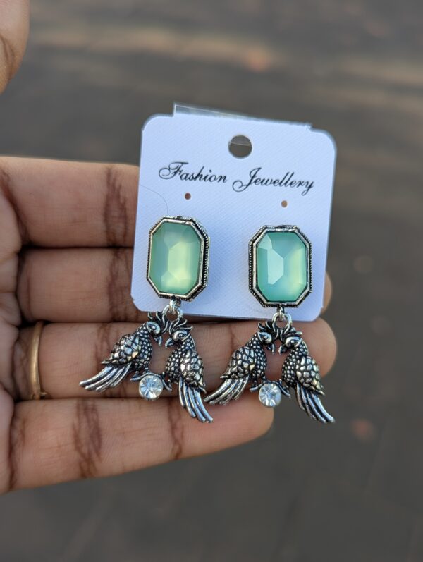 Oxidized Earrings_Stud type