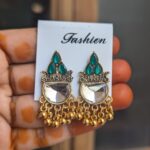 Gold Oxisdized Earrings