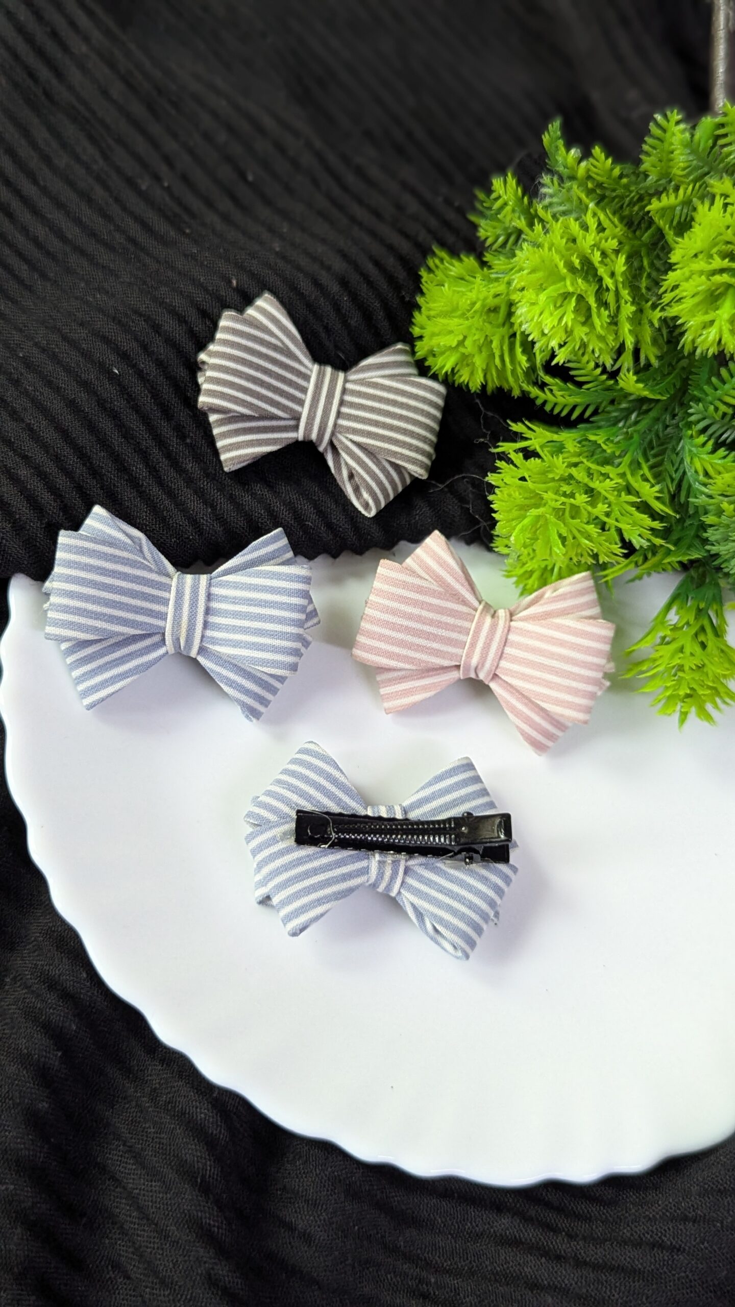 Bow Hair Alligator Clips