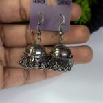 Weightless Jhumka_Black Metal