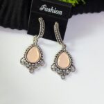 Oxidized Stud Type Earring