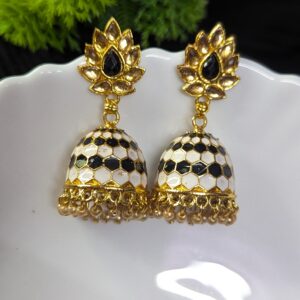 Festive Meenakari Jhumka
