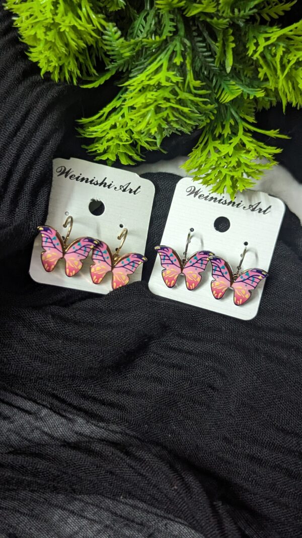 Butterfly Leverback Earrings
