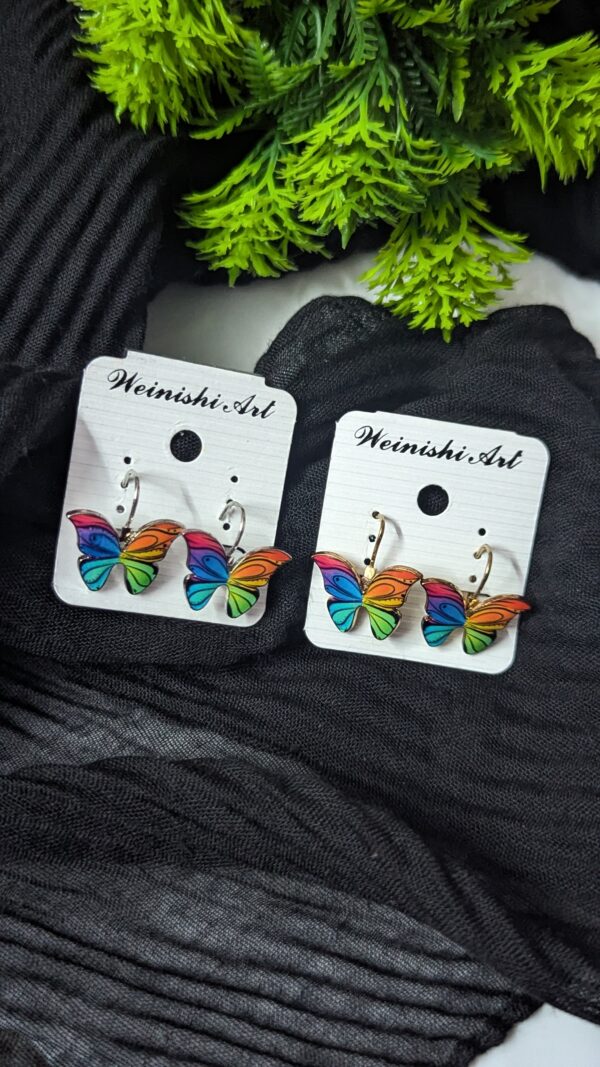Butterfly Leverback Earrings