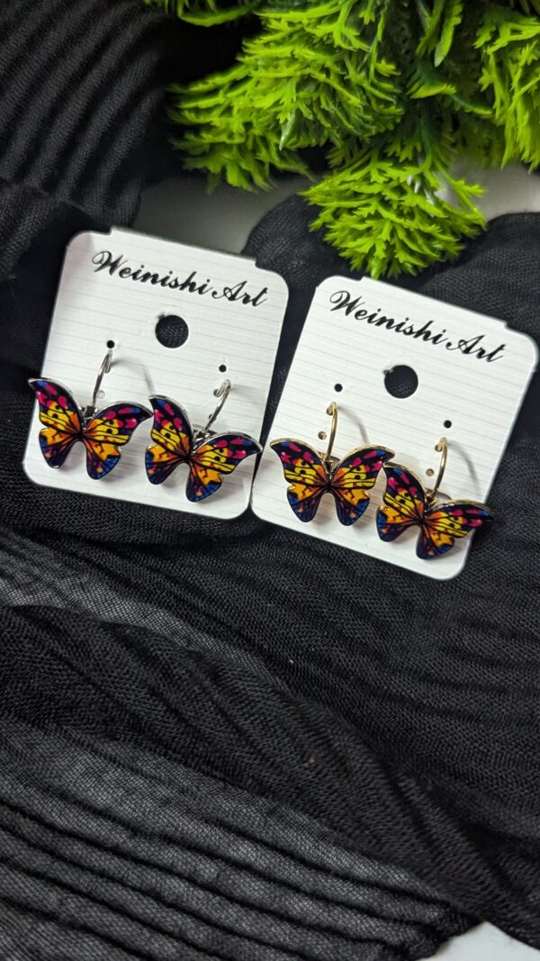 Butterfly Leverback Earrings