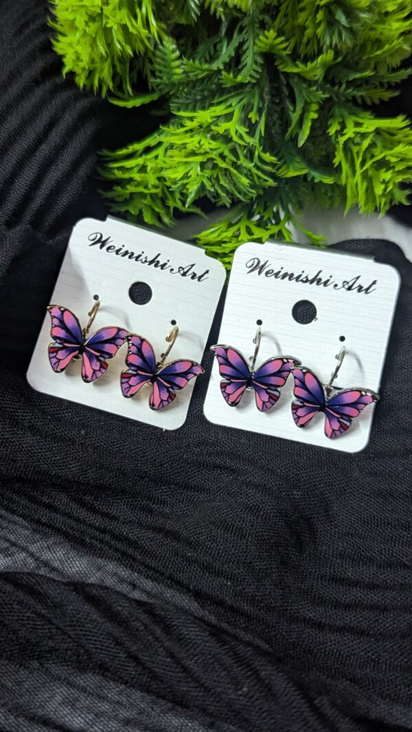 Butterfly Leverback Earrings