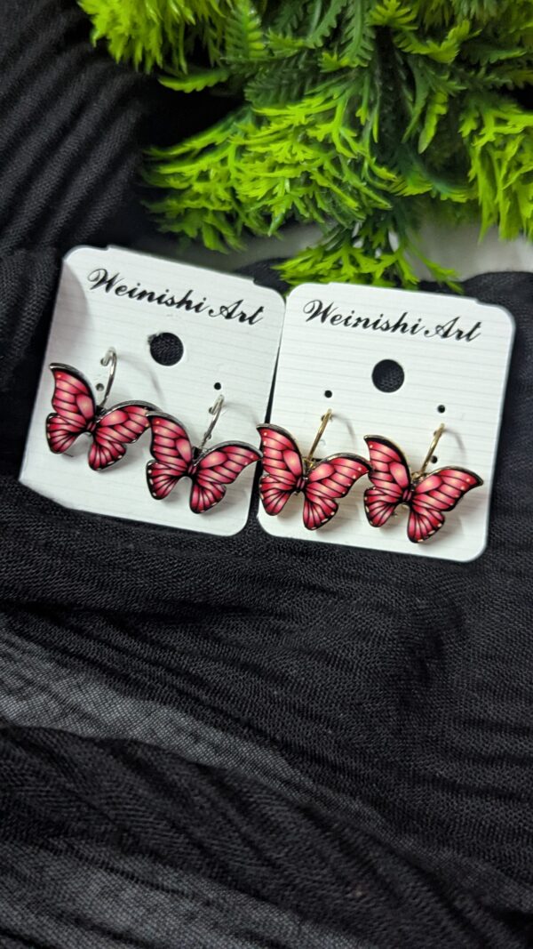 Butterfly Leverback Earrings