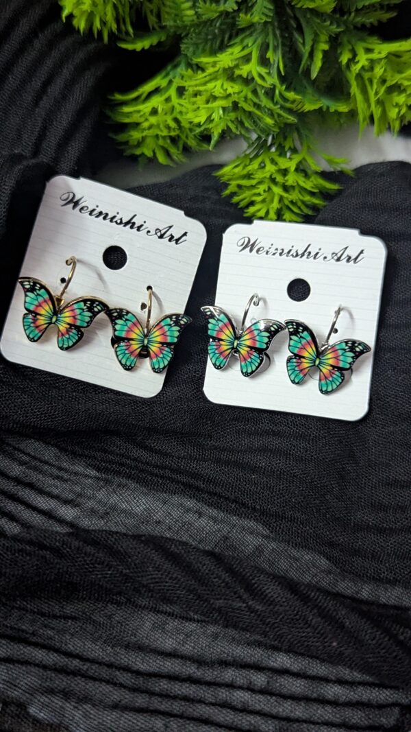 Butterfly Leverback Earrings