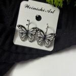 Butterfly Leverback Earrings