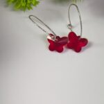 Crystal Drops Hoop Earrings