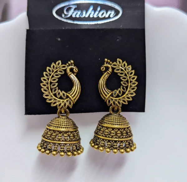 Mehandi gold Jhumka
