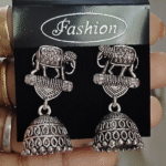 Silver Jhumka