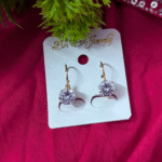 Stone Leverback Earring