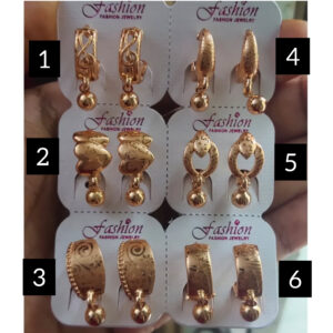 Gold Look Alike Earring_Anti Tarnish