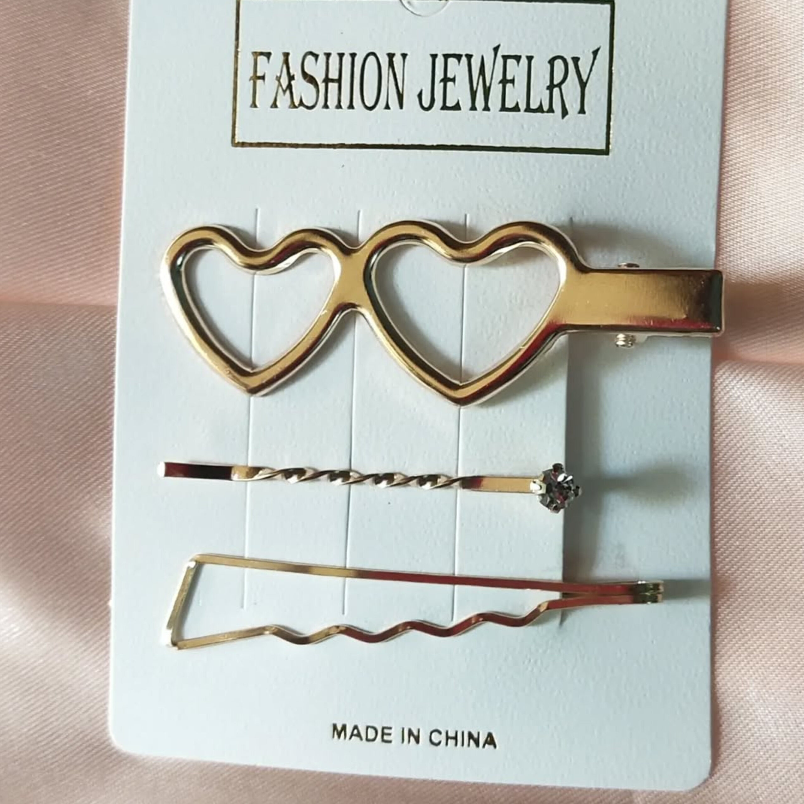 Korean Hair Clips Card