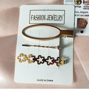 Korean Hair Clips Card