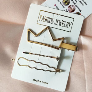 Korean Hair Clips Card