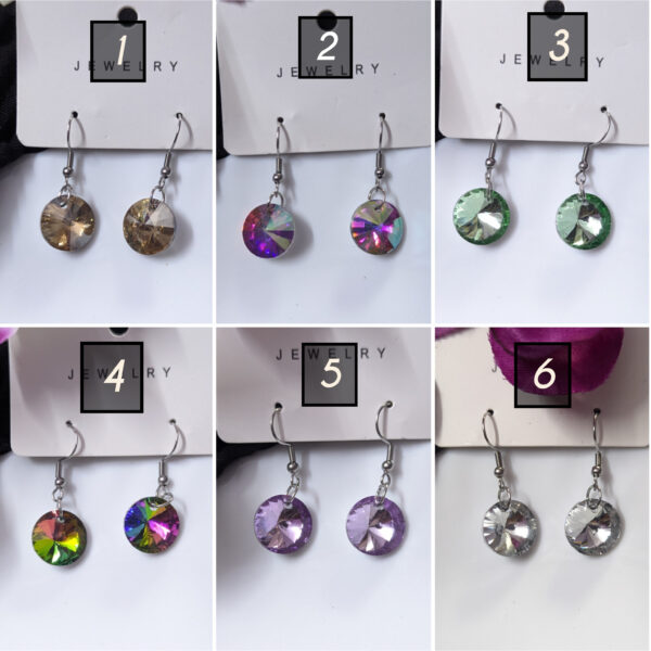 Stone Drop Earrings
