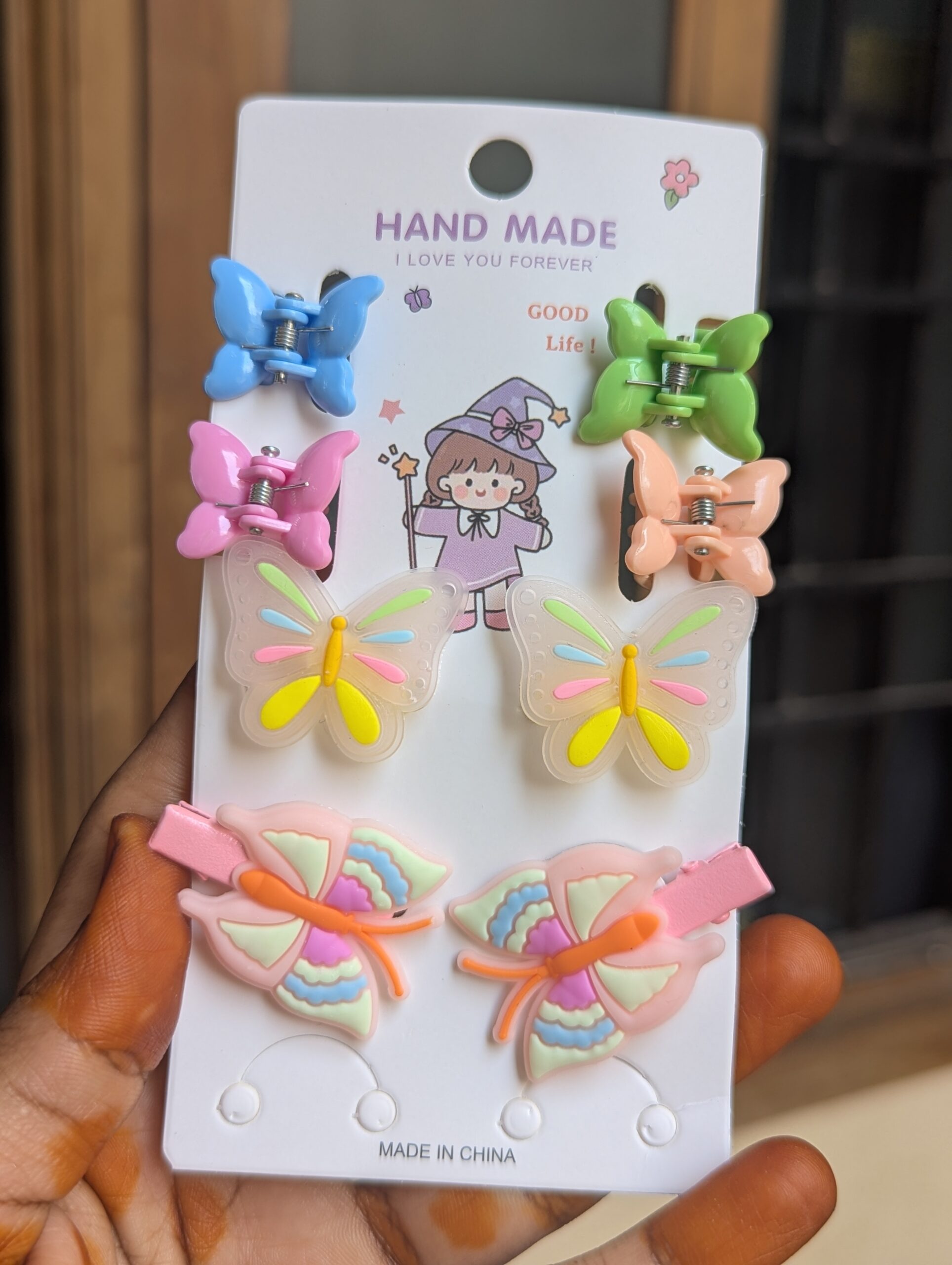 Kids Hair Accessories Card