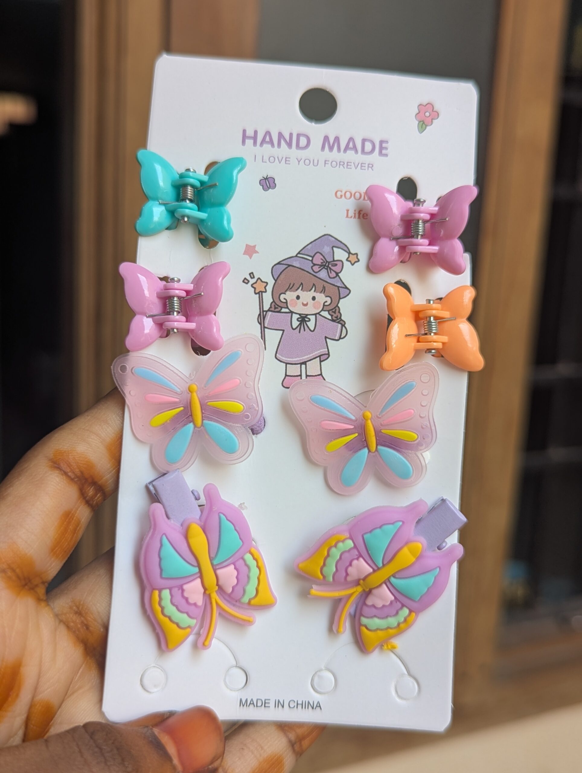 Kids Hair Accessories Card