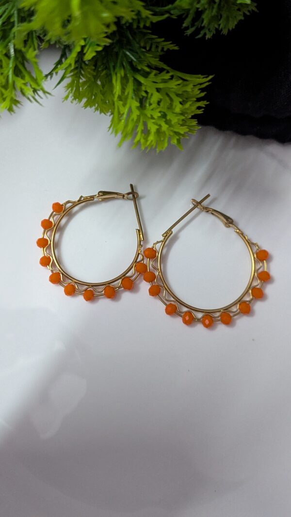 Pearl Hoop Earring