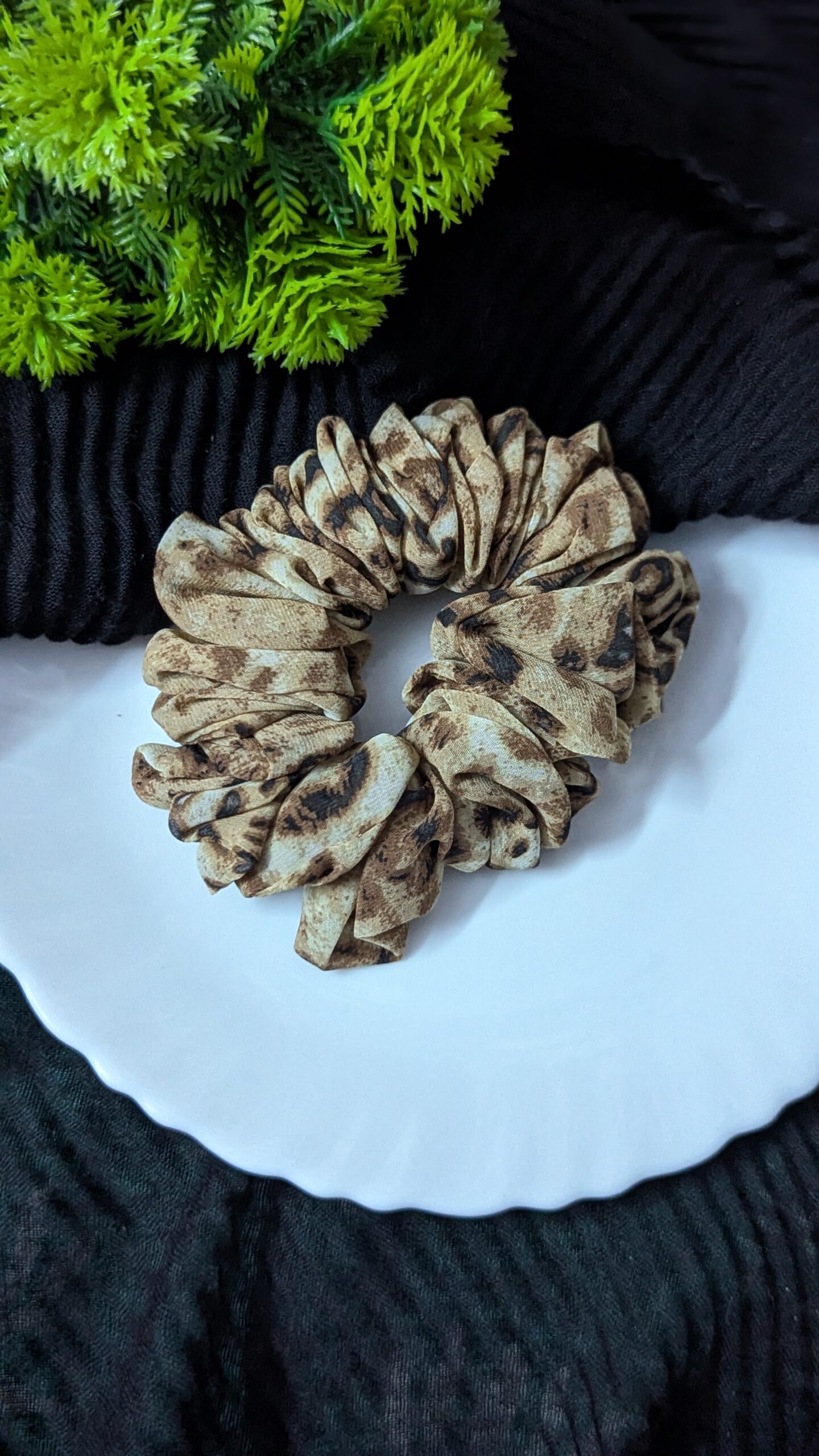 Animal Print Scrunchies _ Large size