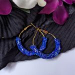 Glitter Hoop Earring_Medium Size