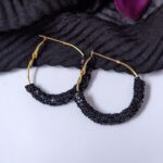 Glitter Hoop Earring_Medium Size